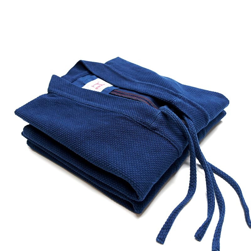 Amazon.co.jp: 手作り 藍染 刺し子 カバーオール 半纏 法被 褞袍